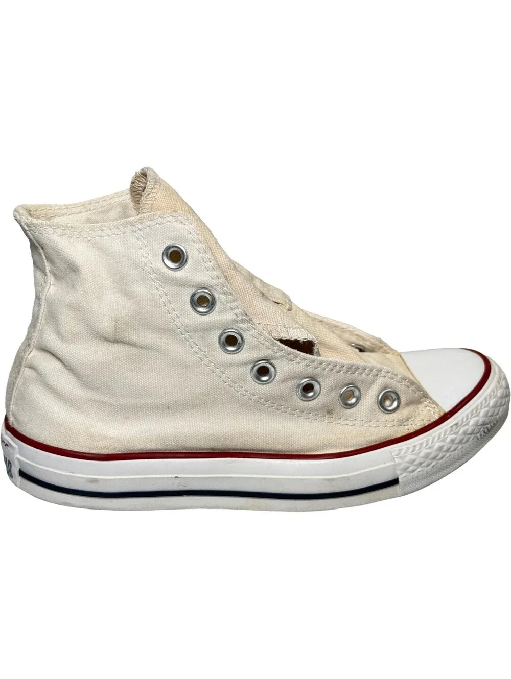 Chuck Taylor Converse All Star White Hi Top Unisex Sneaker M7650 Mens 4 Womens 6